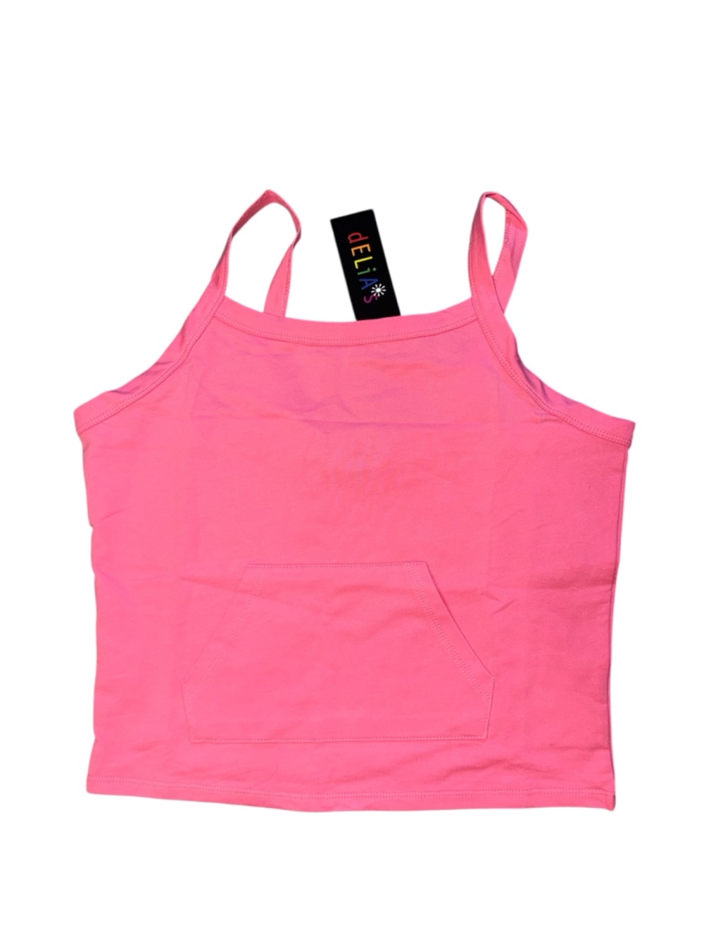 Women’s Pink Pouch Pocket Tank Top
Large dELiA*s